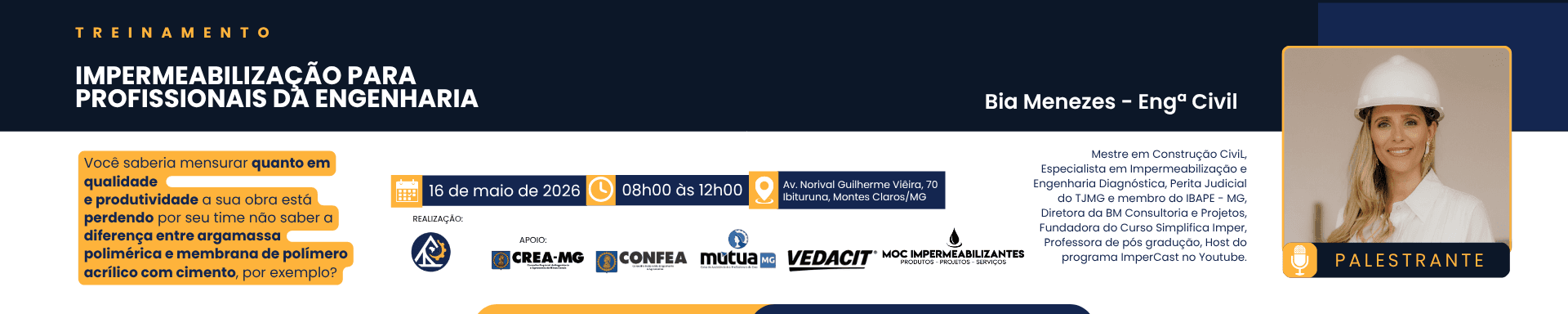 Workshop Impermeabilização para profissionais da Engenharia